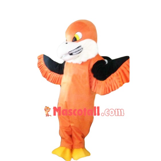 Deterrent Orange Eagle Mascot Costume