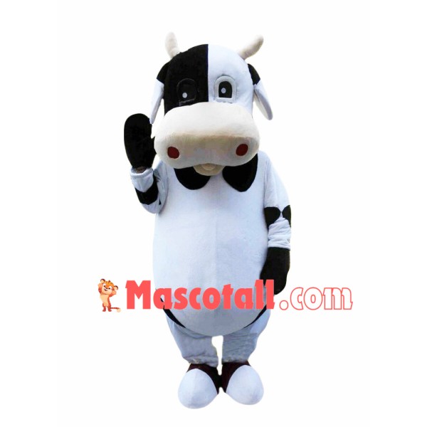 Well-disposed Farm Cow Mascot Costume