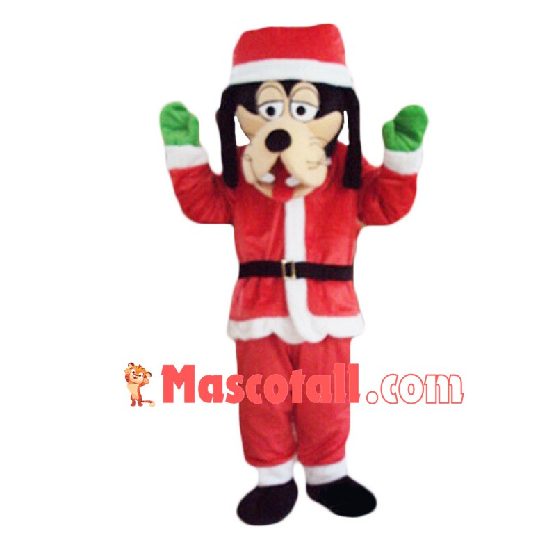 Christmas Goofy Dog Mascot Costume
