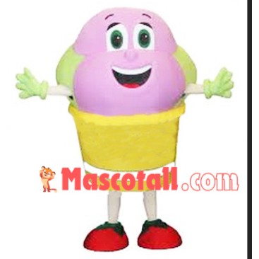 Cup Ice Cream Mascot Costume