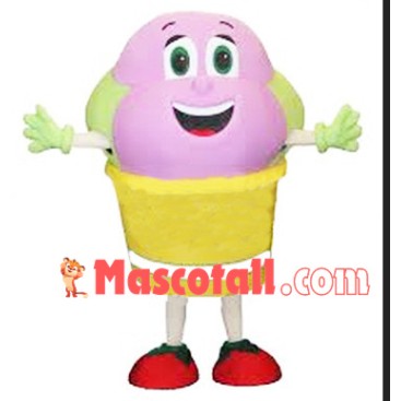 Cup Ice Cream Mascot Costume