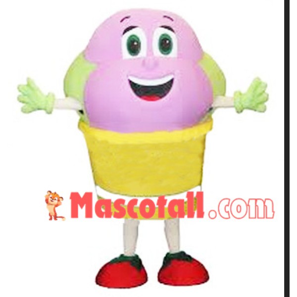 Cup Ice Cream Mascot Costume