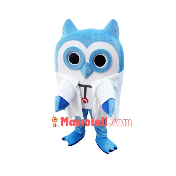 Professional Doctor Owl Mascot Costume