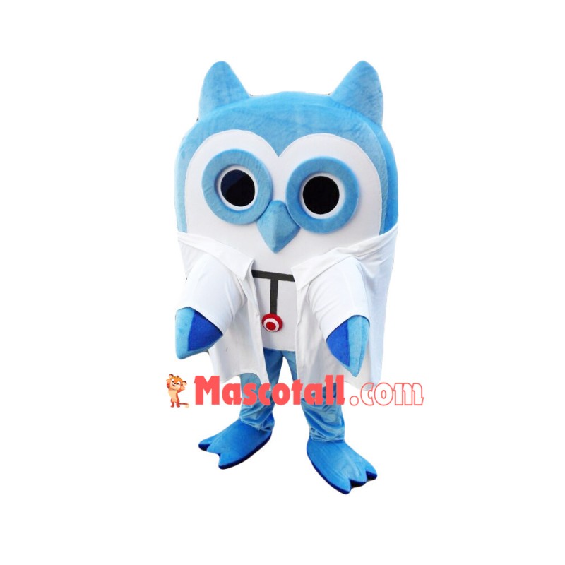 Professional Doctor Owl Mascot Costume