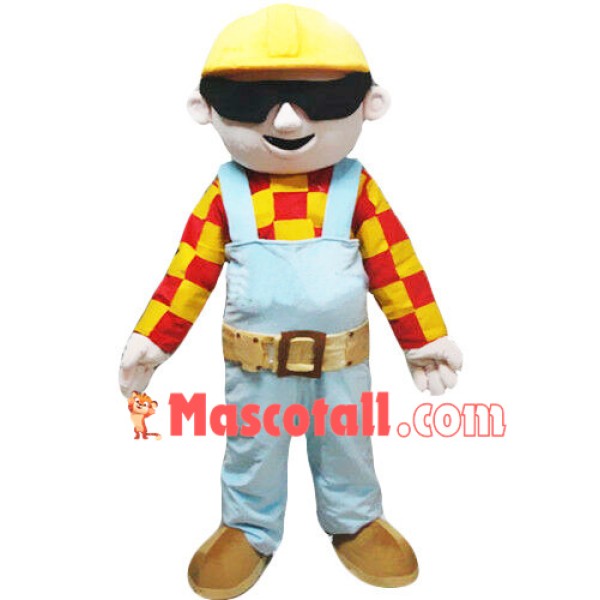 Construction Engineer Mascot Costume