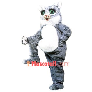 Power Green Eyes Cat Mascot Costume