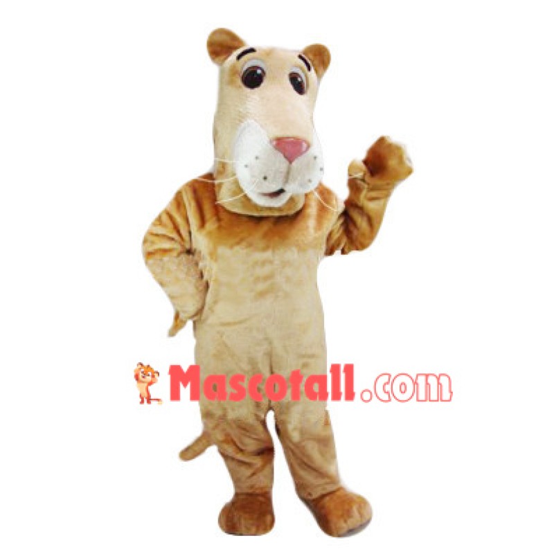 Long Face Panther Mascot Costume