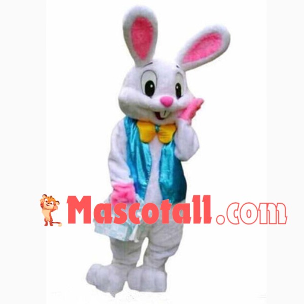Halloween Shy Bunny Mascot Costume