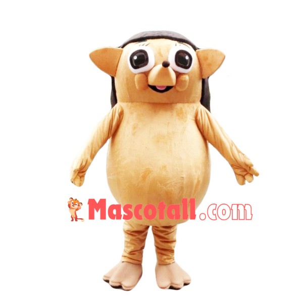 Small Hedgehog With Dimple Mascot Costume