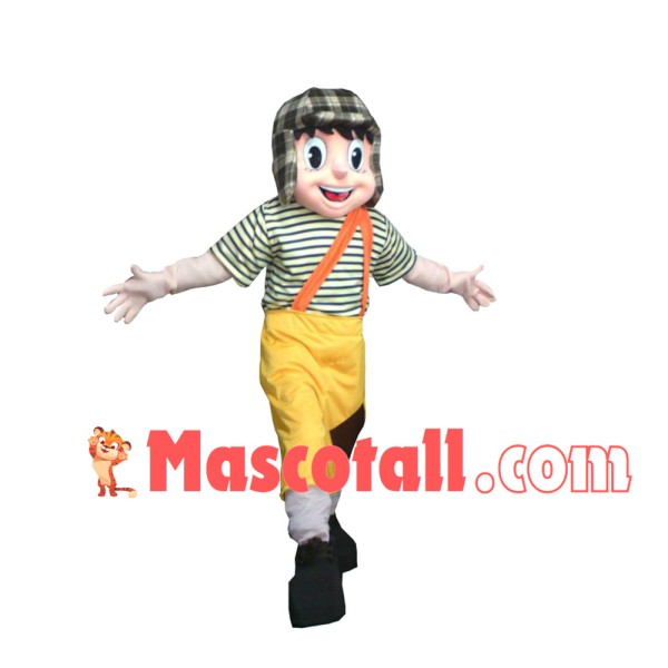 Cheerful Teenager Mascot Costume
