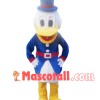 Donald Duck In Tunic Uniform Mascot Costume
