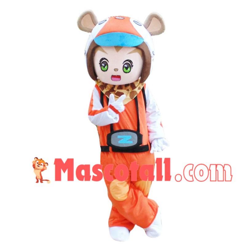 Himalayan Ski Mouse Mascot Costume