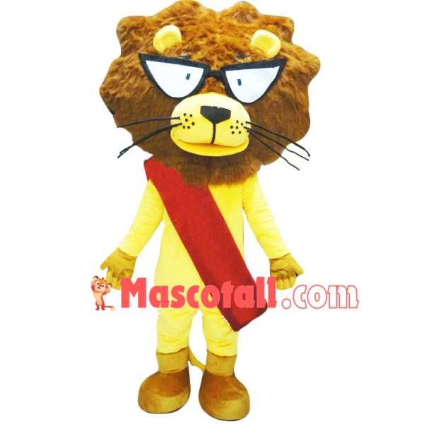 Smart Medal Lion Mascot Costume