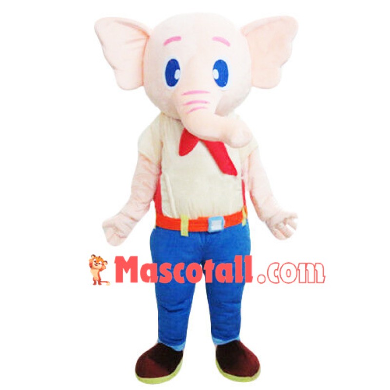 Elephant In The Blue Pants Mascot Costume