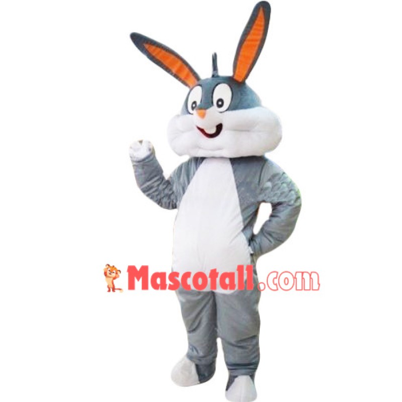 Big Face Bugs Bunny Mascot Costume