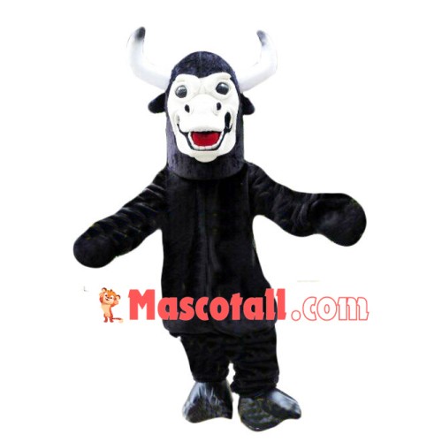 Black Power Bull Mascot Costume