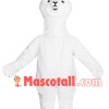 Funny Squinting Alpaca Mascot Costume