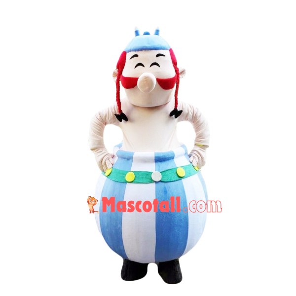 Interesting Barrel Uncle Mascot Costume