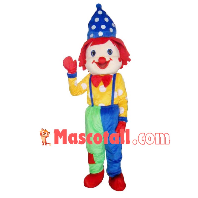 Funny Clown Mascot Costume For Amusement Park