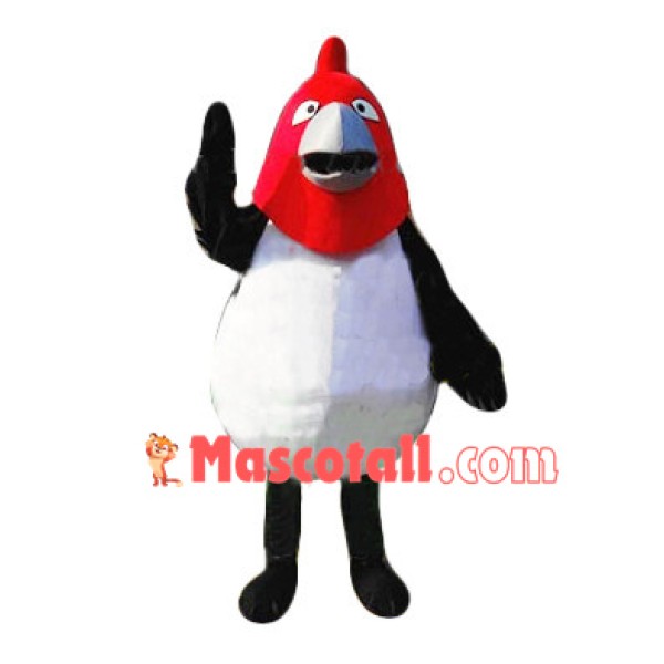 Cartoon Red Head Chicken Mascot Costume