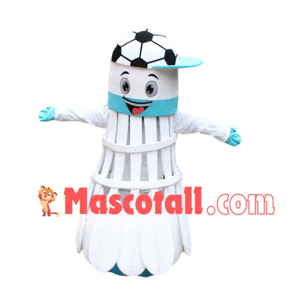 Badminton With Cap Mascot Costume