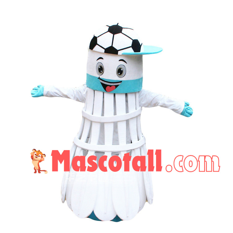 Badminton With Cap Mascot Costume
