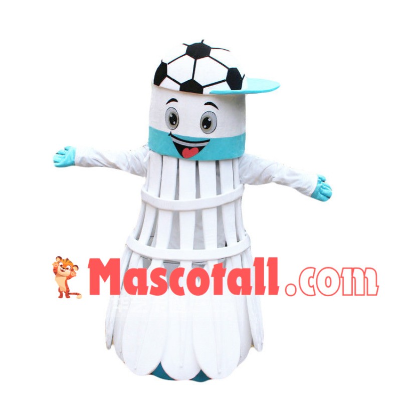 Badminton With Cap Mascot Costume