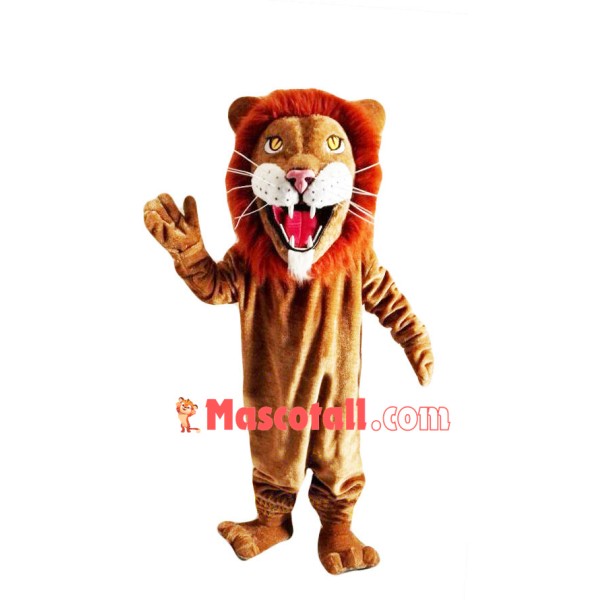 Roaring Hunting Lion Mascot Costume