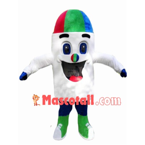 Colored Crayon Mascot Costume For Event