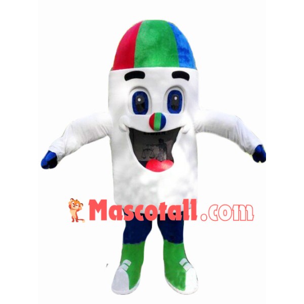 Colored Crayon Mascot Costume For Event