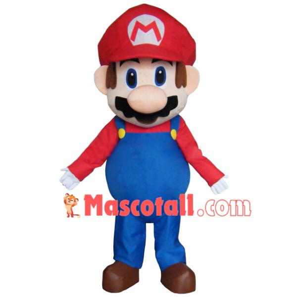 Super Mario Mascot Cartoon Costume