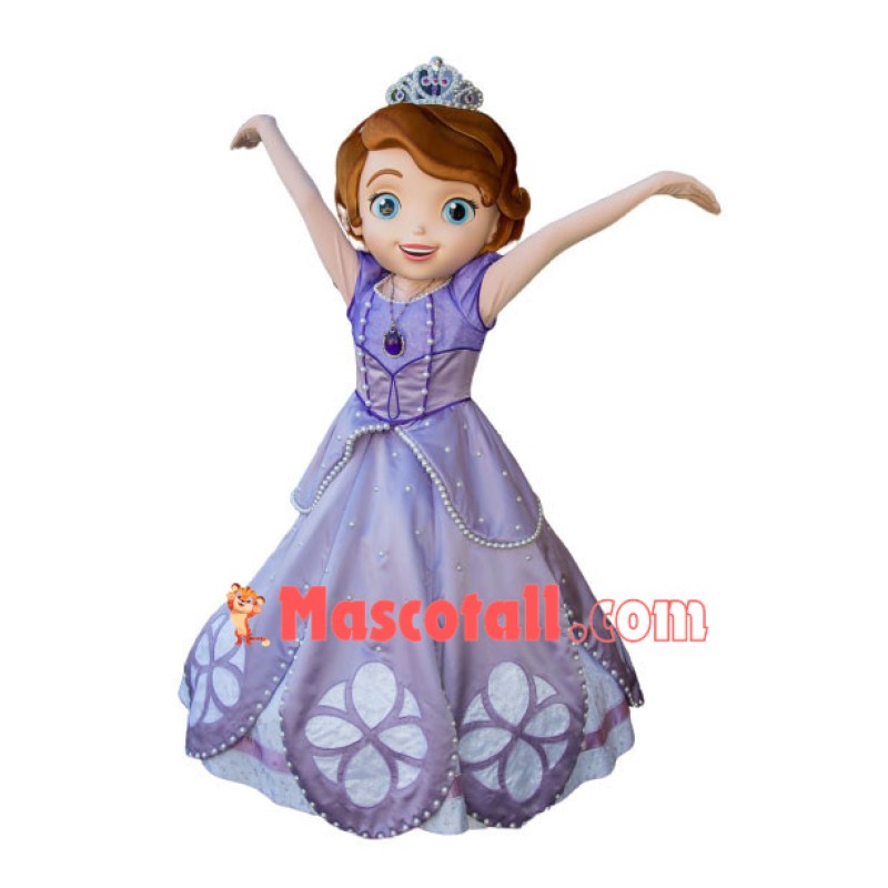 Optimistic Princess Sophia Mascot Costume