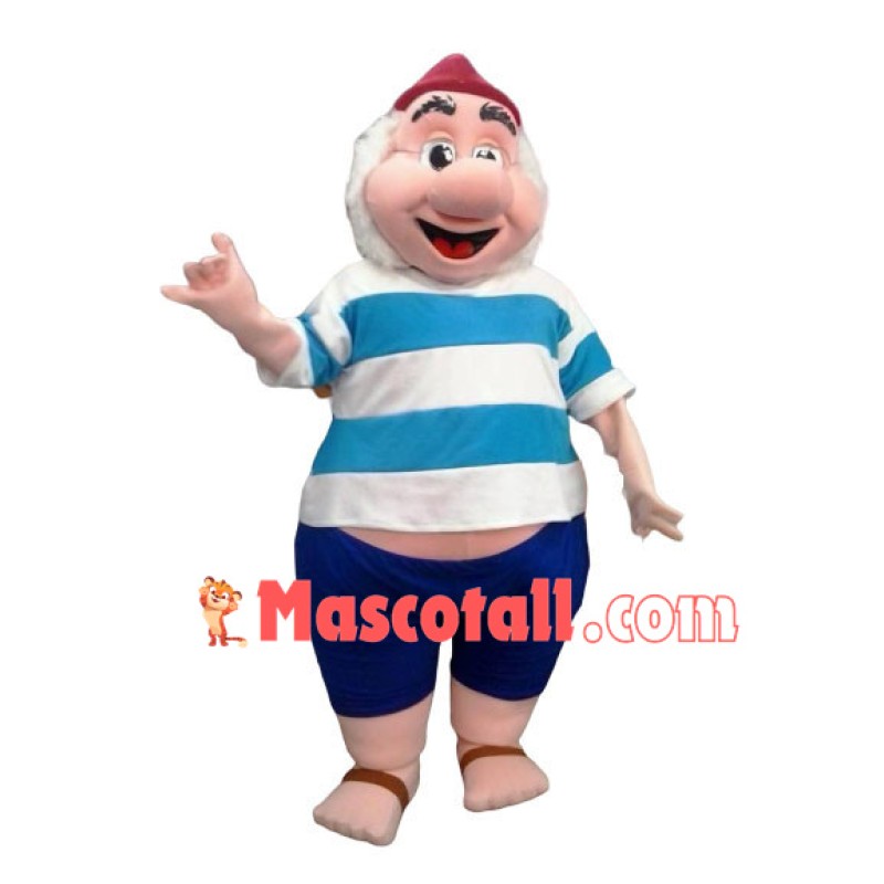 Doctor Dwarf Mascot Cartoon Costume
