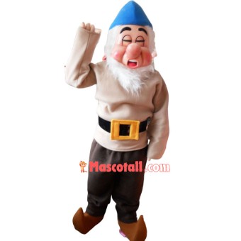 Sneezy Dwarf Mascot Adult Costume