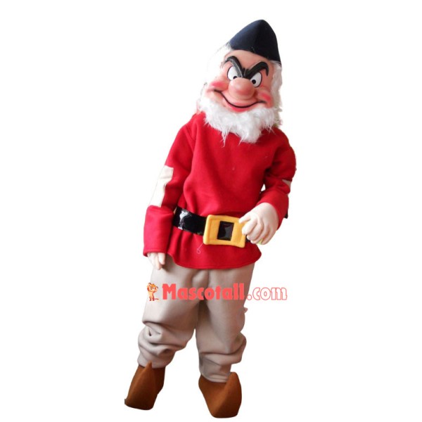 Grumpy Dwarf Mascot Adult Costume