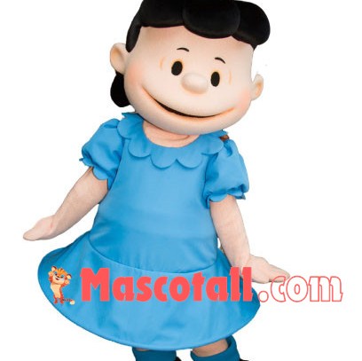 Lucy Van Pelt Mascot Cartoon Costume