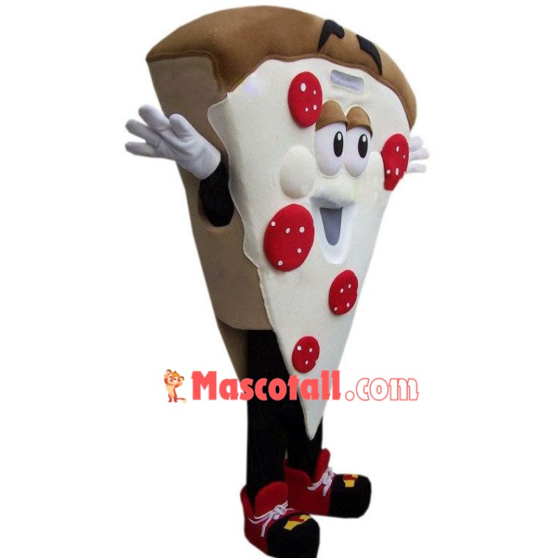 Sausage Cheese Pizza Mascot Costume
