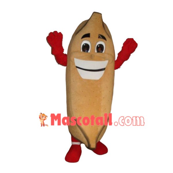Discolored Banana Mascot Costume