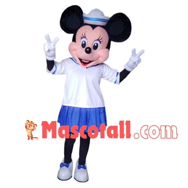 Minnie In The Sailor Skirt Mascot Costume