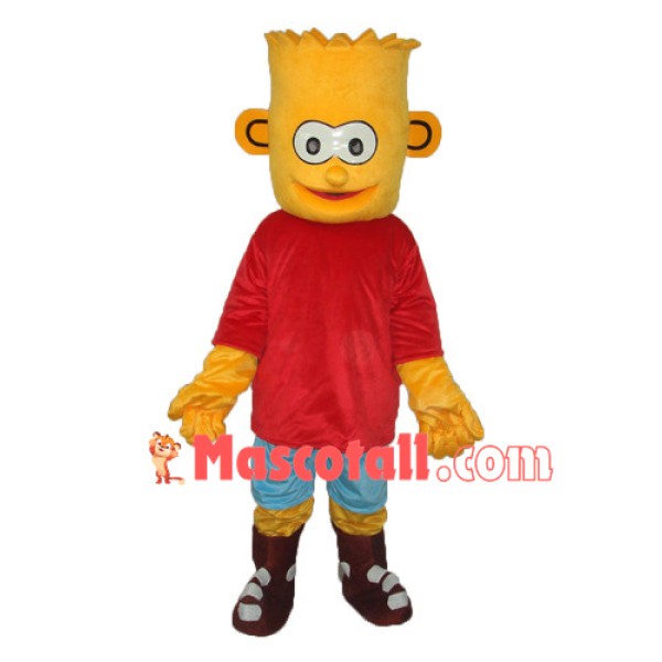 Naughty Boy Bart Simpson Mascot Costume