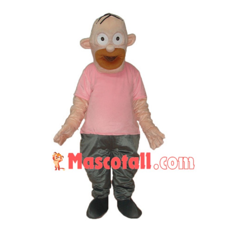Father Of The Simpsons Mascot Costume