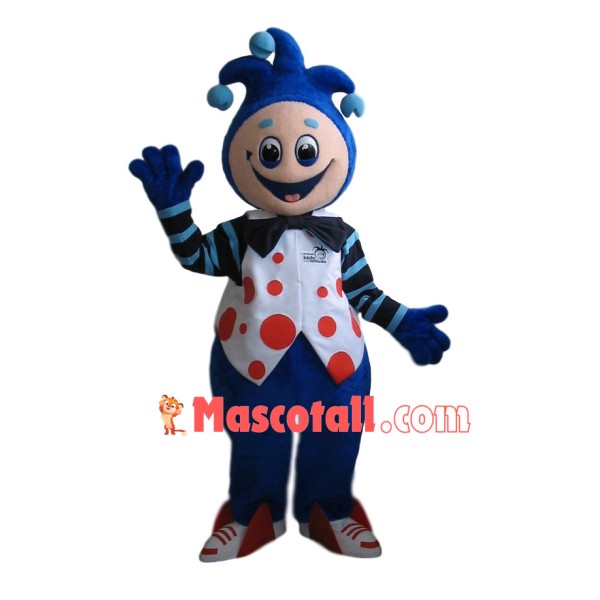 Clown With Bells Mascot Costume
