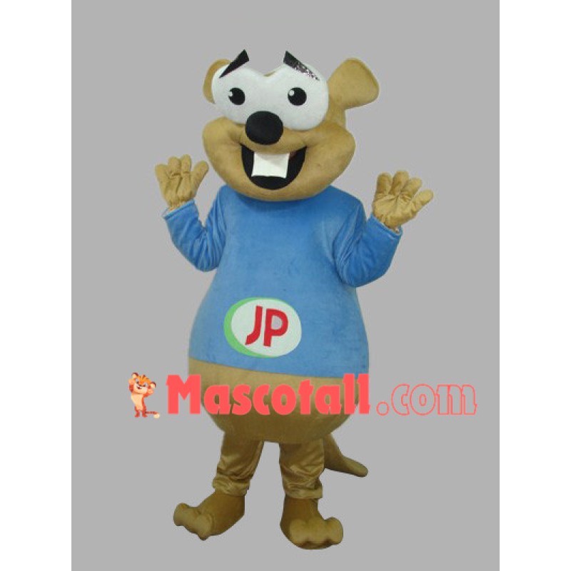 Bright Funny Groundhog Mascot Costume
