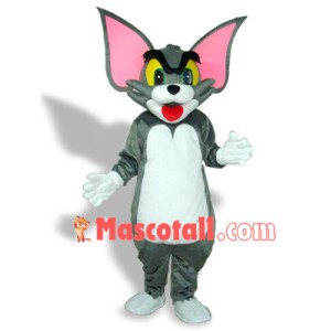 Tom Cat Mascot Costume With Big Ears