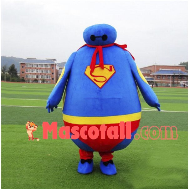 Superman Baymax Mascot Adult Costume