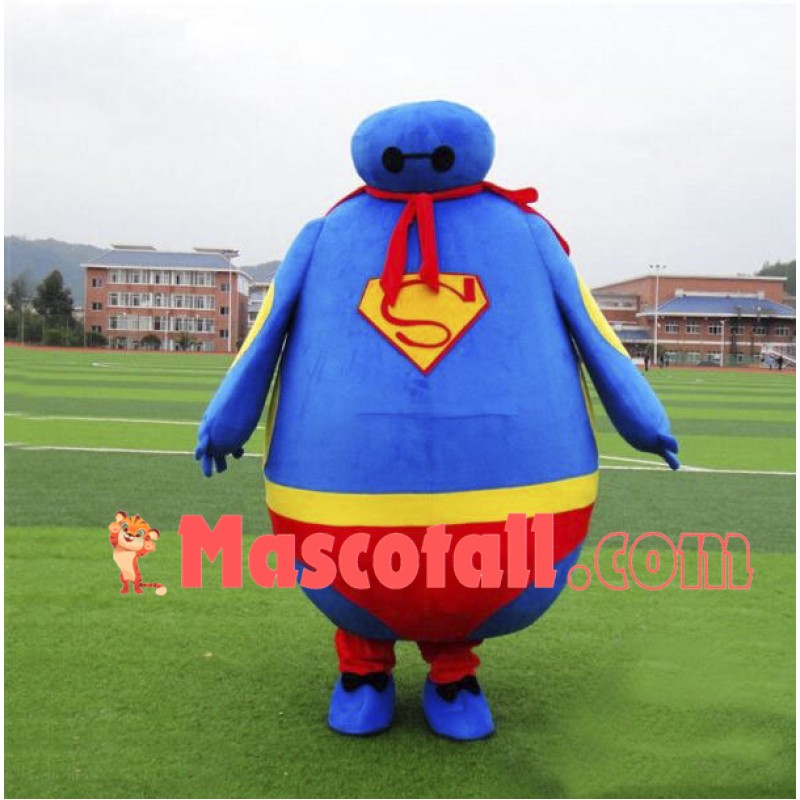 Superman Baymax Mascot Adult Costume