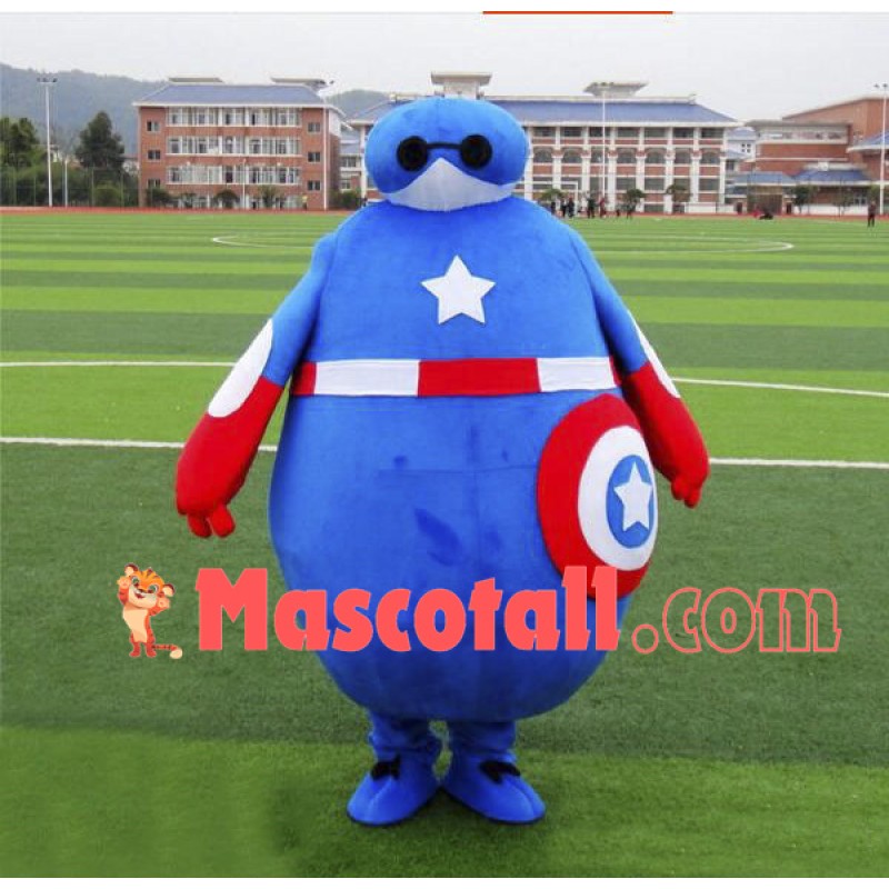 Captain America Baymax Mascot Costume