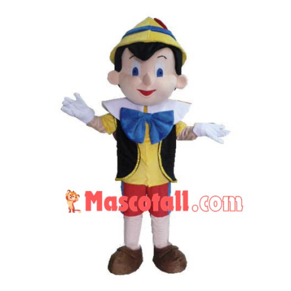 Puppet Pinocchio Mascot Cartoon Costume