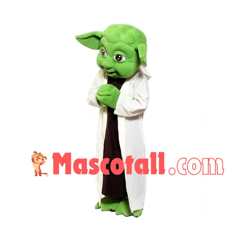 Friendly Green Alien Mascot Adult Costume