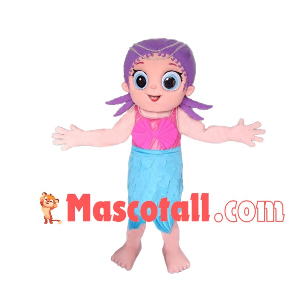 Mermaid Princess Mascot Costume